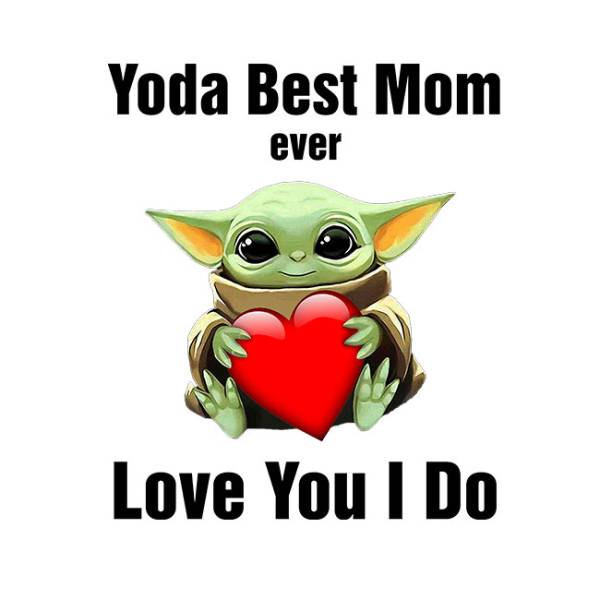 Тениска - Yoda Best MOM!