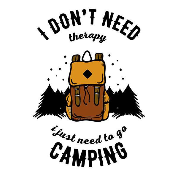 Тениска - Camping/Therapy