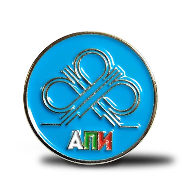 Метални кръгли значки - релефни