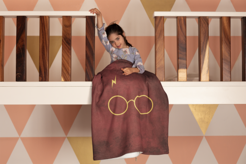 Детско Одеяло с име Хари  Потър 120/150 см 