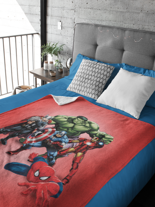 Детско Одеяло с име Marvel 120/150 см