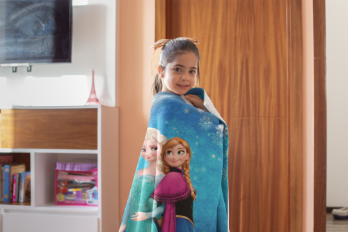 Детско Одеяло Елза и Ана Frozen с име 120/150см