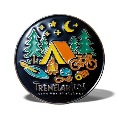 Метални кръгли значки - релефни