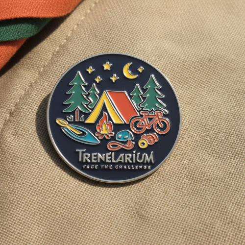 Метални кръгли значки - релефни